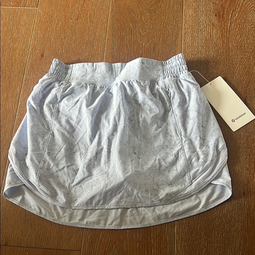 lululemon athletica Light Blue Hotty Hot Skirt